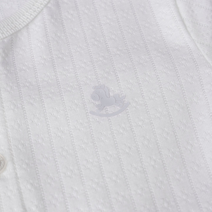 Boys Pointelle Short Sleeve Top & Short Pants Set