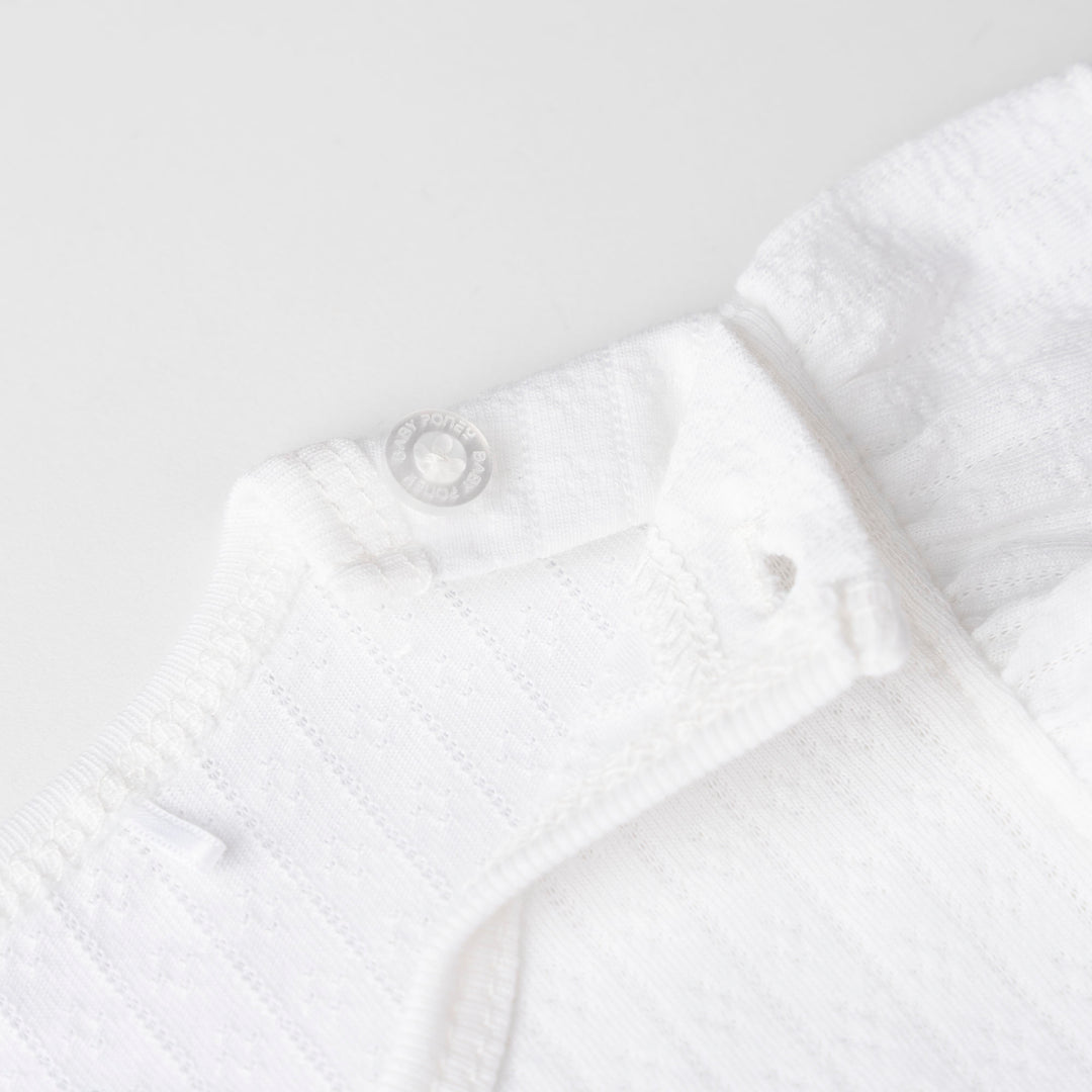 Girls Pointelle Long Sleeve Top & Long Pants Set