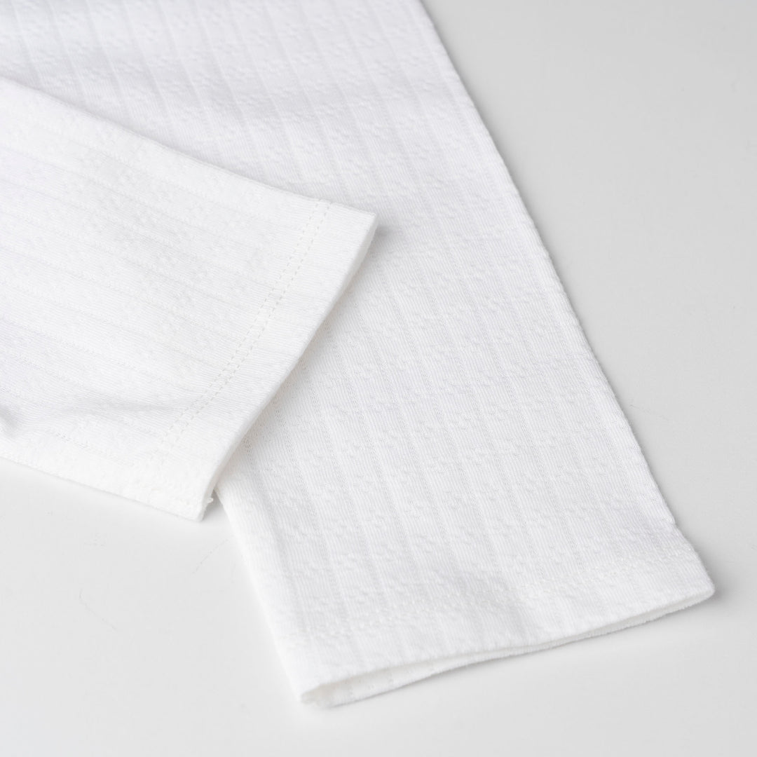 Girls Pointelle Long Sleeve Top & Long Pants Set