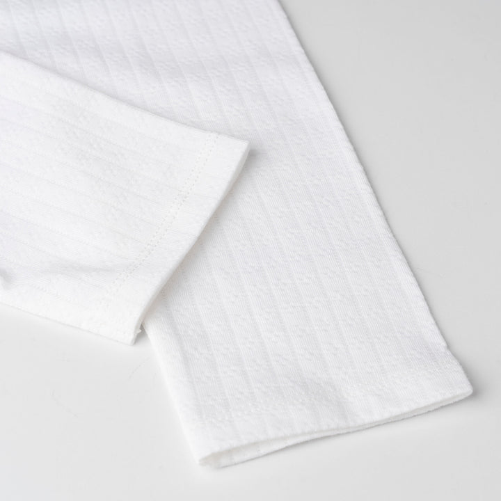 Girls Pointelle Long Sleeve Top & Long Pants Set