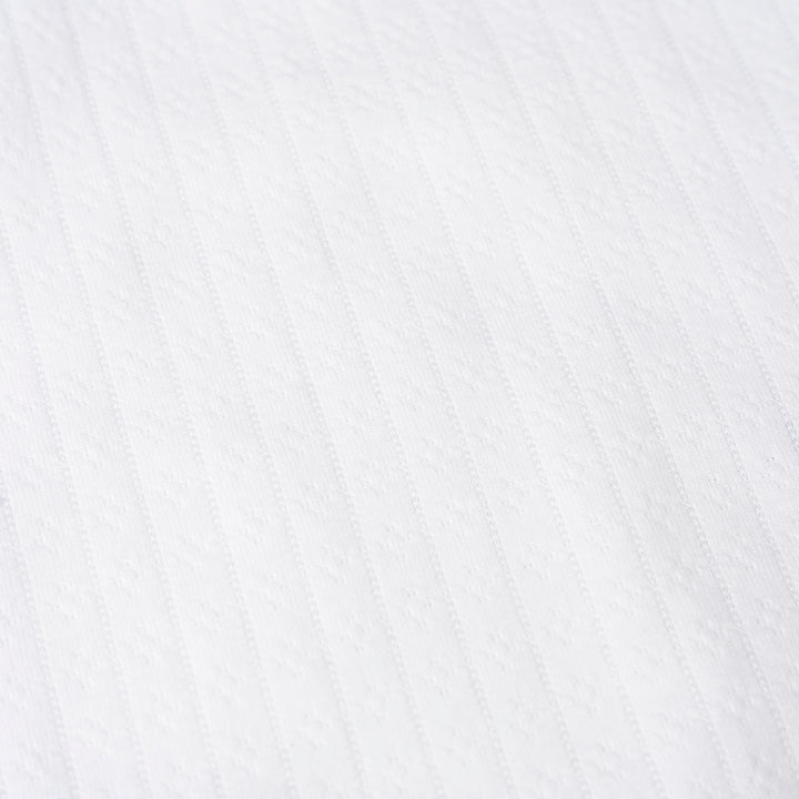 Unisex Pointelle Sleeveless Bodysuit