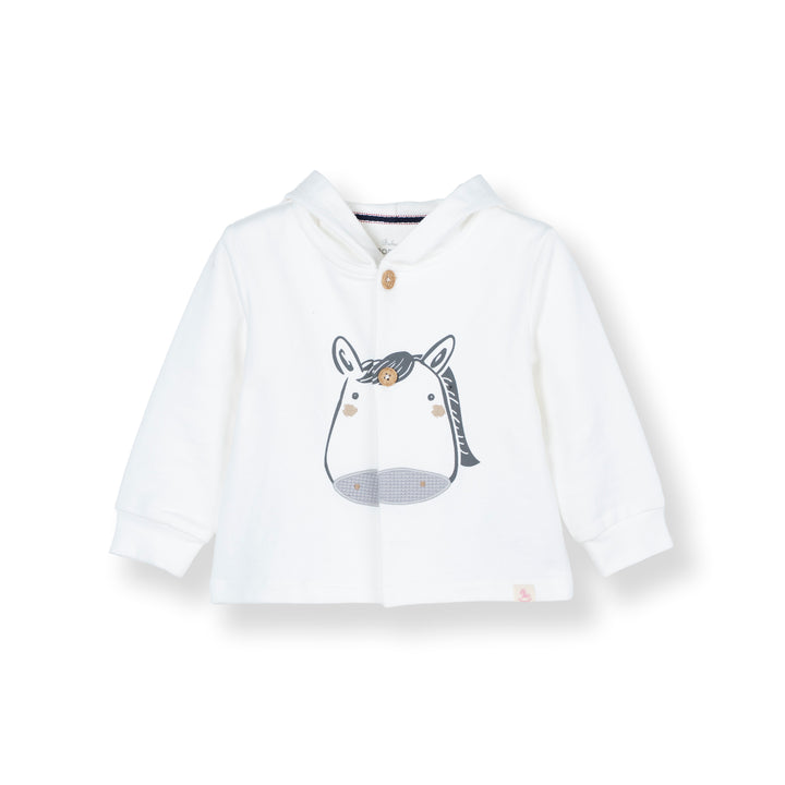 Poney Baby Boy Hooded Long Sleeve Jacket