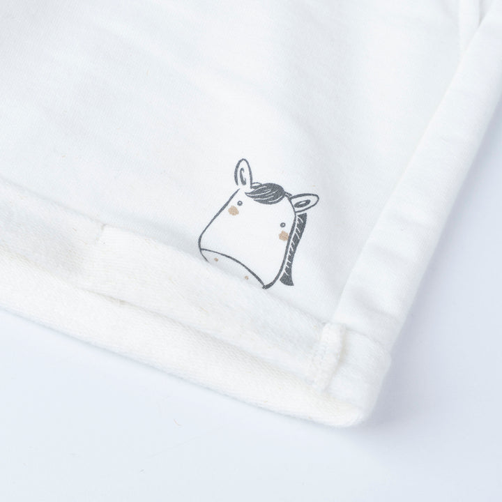 Poney Baby Boy Plush Bermuda Shorts