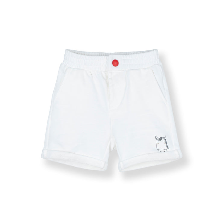 Poney Baby Boy Plush Bermuda Shorts