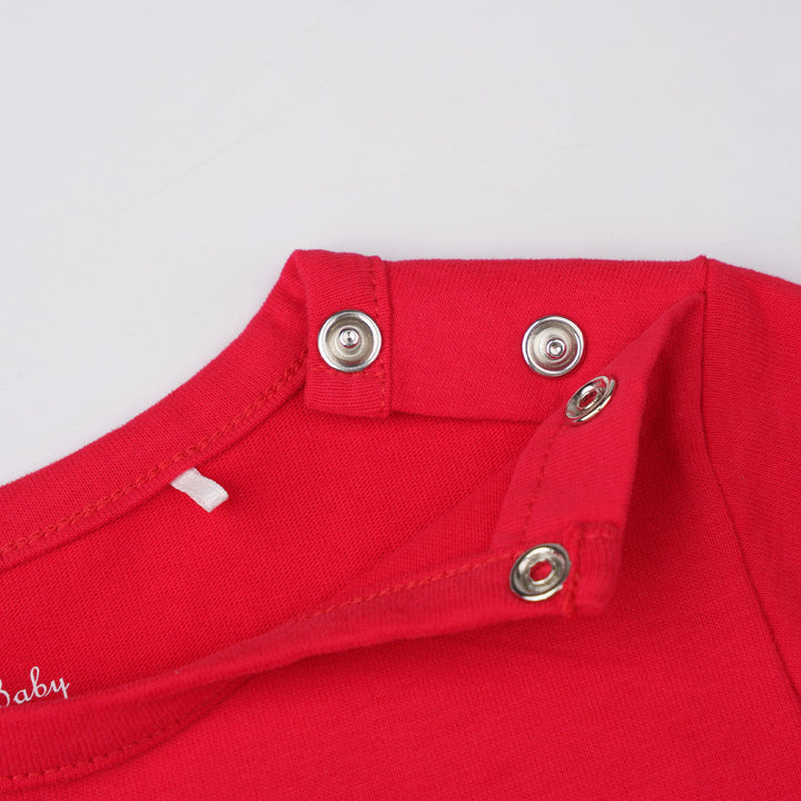 Baby Poney Boys Red Poney Logo Regular Fit Long Sleeve Top & Long Pants Pyjamas