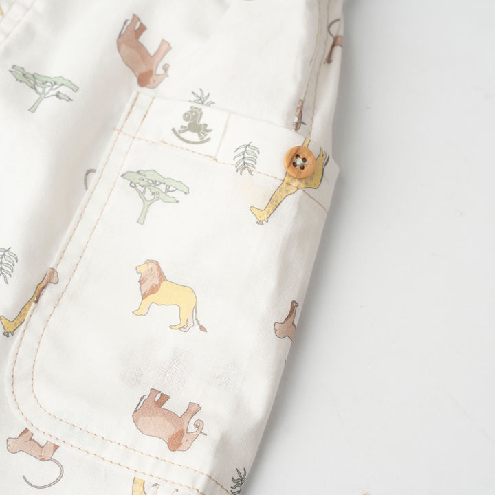 Baby Boy White Bermuda W/Drawstring (3250493WB)