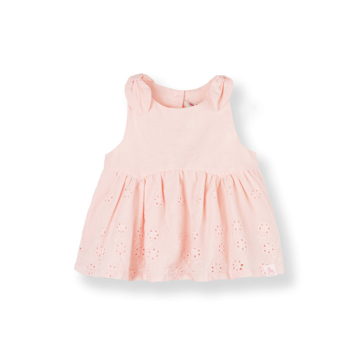 Baby Girl Pink W/Bow On Shoulder (3250498WB)