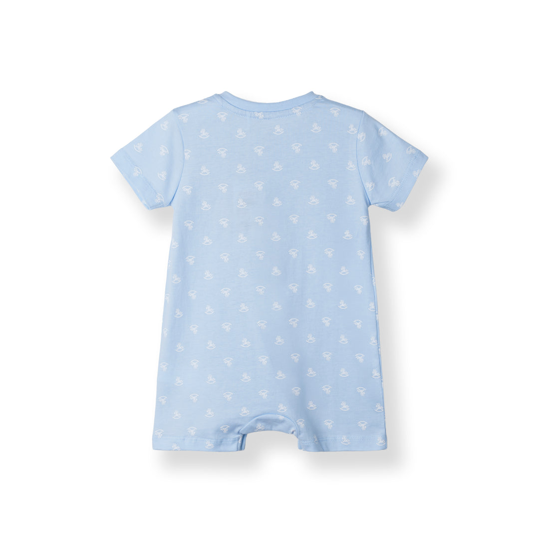Baby Boy Iconic Logo S/Sleeve Romper