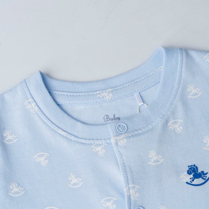 Baby Boy Iconic Logo Sleepsuit