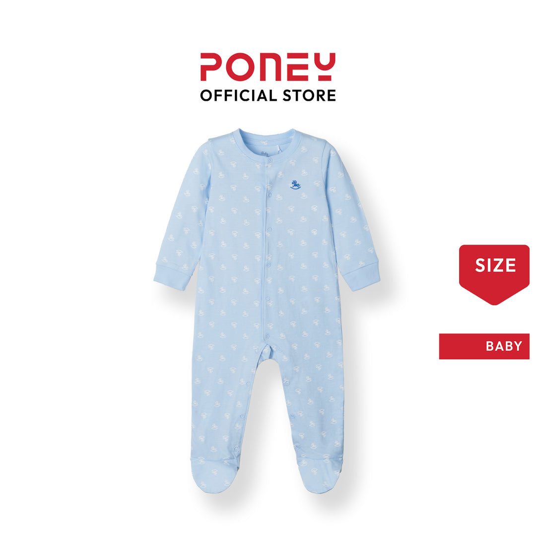 Baby Boy Iconic Logo Sleepsuit