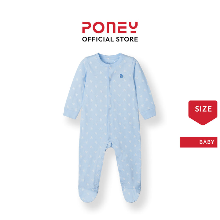 Baby Boy Iconic Logo Sleepsuit