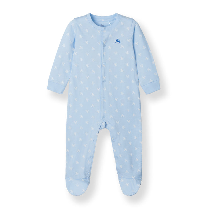 Baby Boy Iconic Logo Sleepsuit