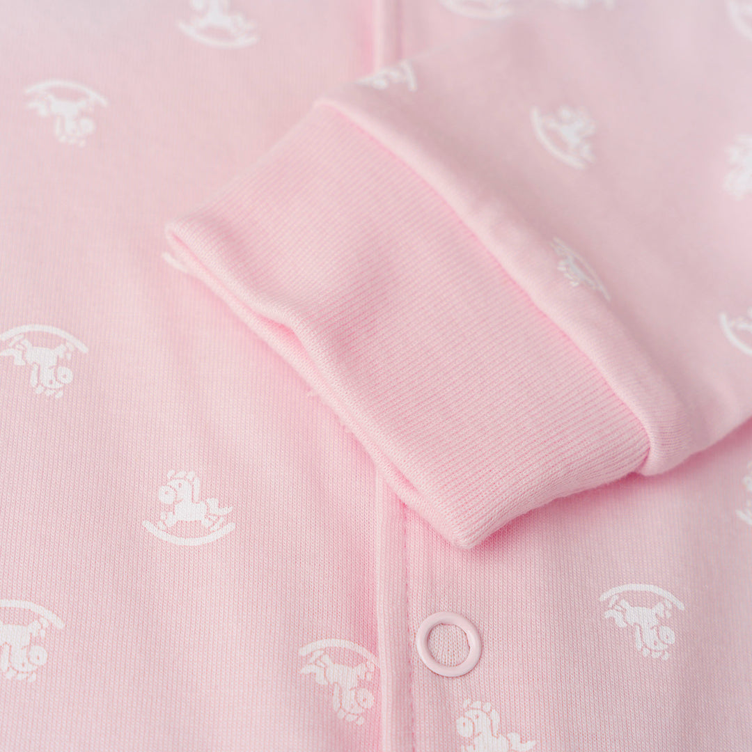 Baby Girl Iconic Logo Sleepsuit