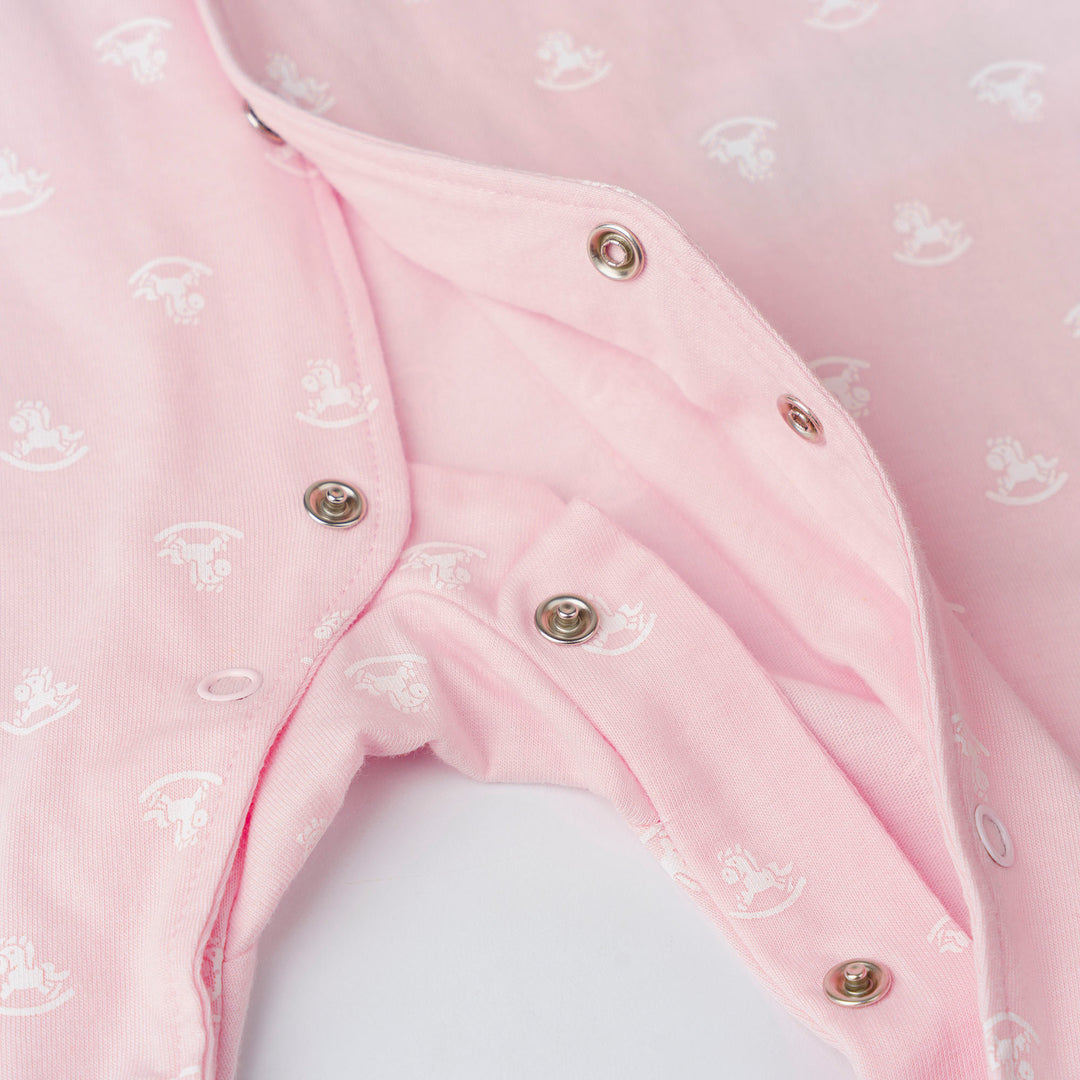 Baby Girl Iconic Logo Sleepsuit