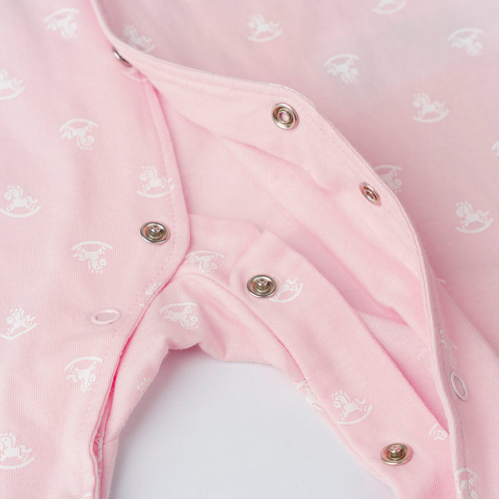 Baby Girl Iconic Logo Sleepsuit