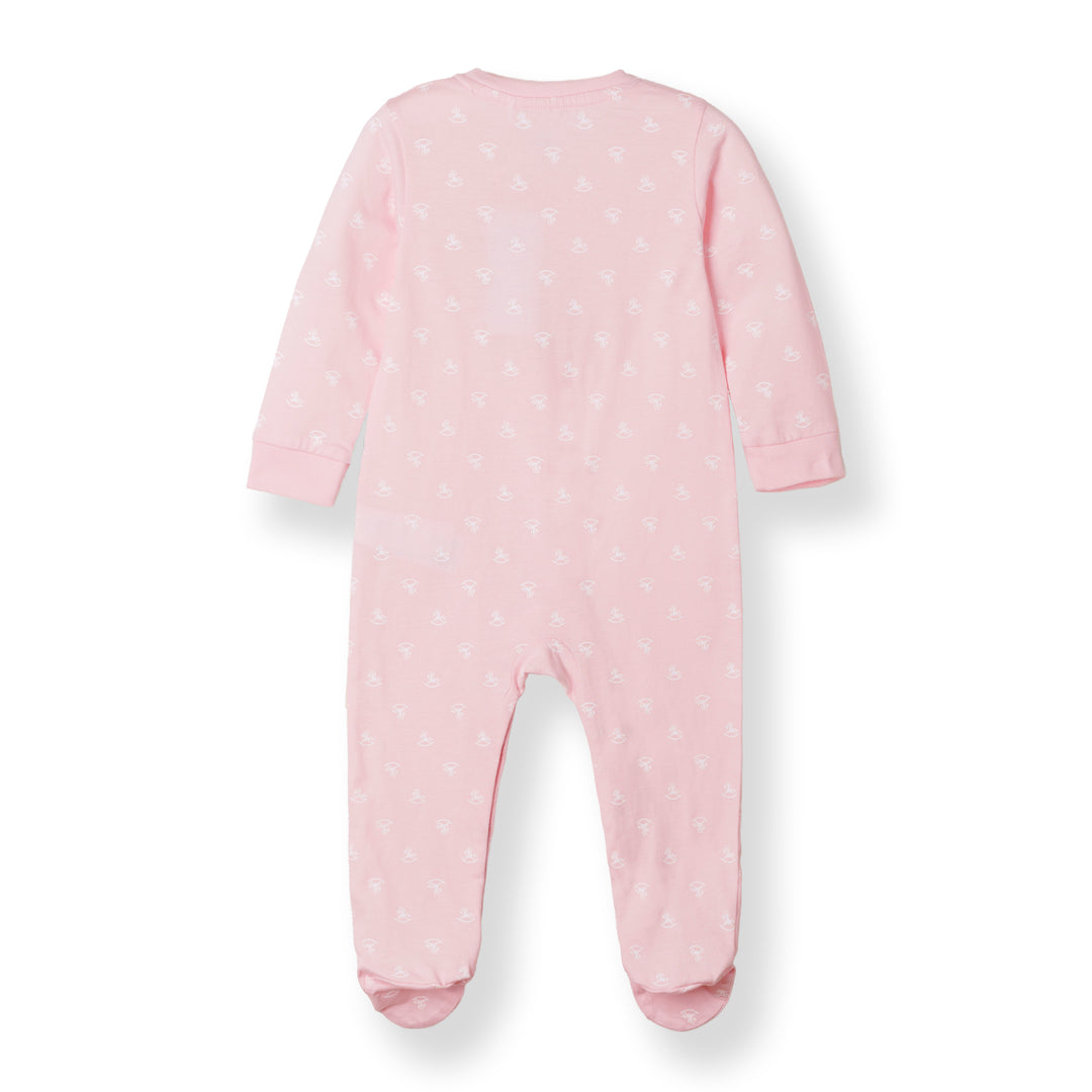 Baby Girl Iconic Logo Sleepsuit
