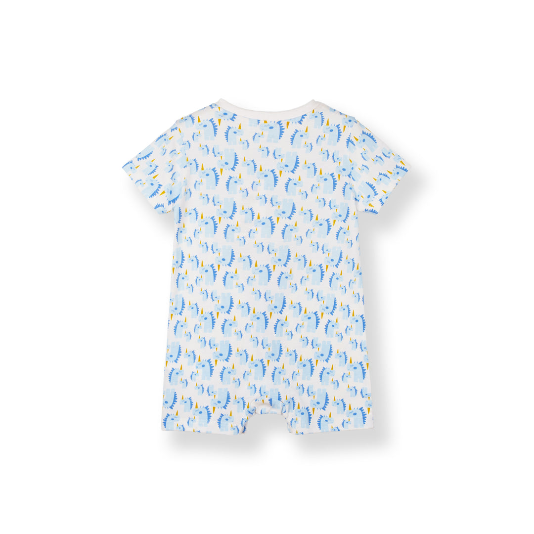 Poney Baby Boys Little Dreamer S/Sleeve Romper