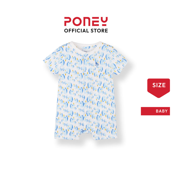 Poney Baby Boys Little Dreamer S/Sleeve Romper