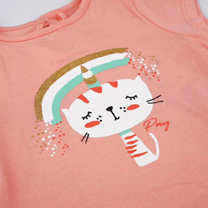 Poney Girls Pink Short Sleeve Tee 48 2210606