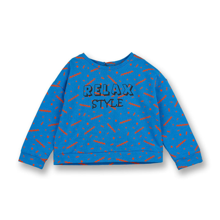 Poney Girls Lt.Blue L/Sleeve Printed Sweatshirt [Last Chance]