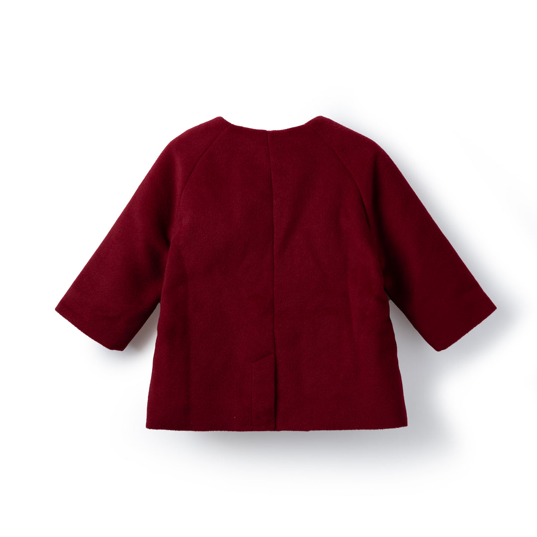 Poney Baby Girls Red Premium Long Sleeve Jacket