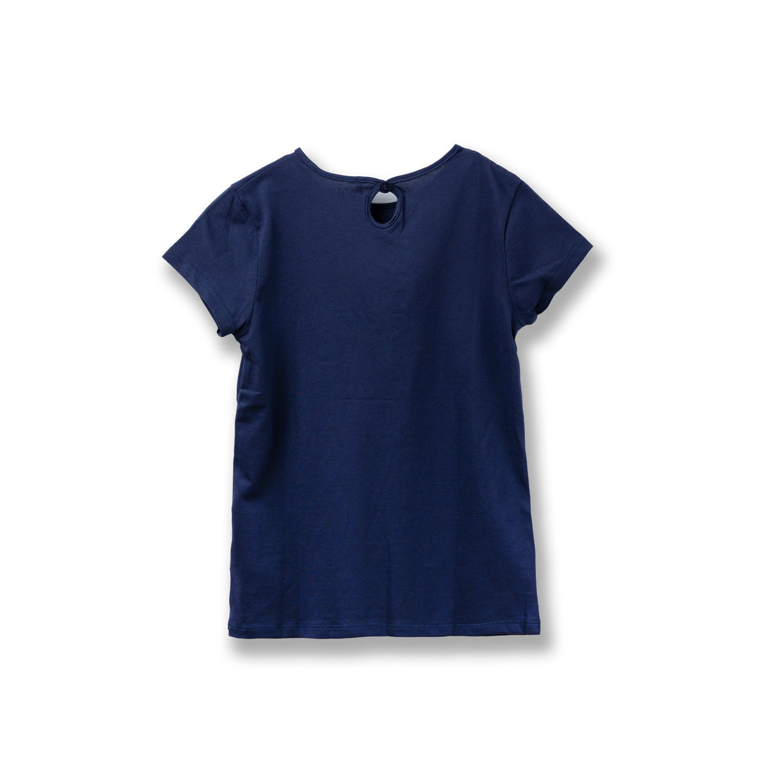 Poney Girls Navy No More Dreams Short Sleeve Tee