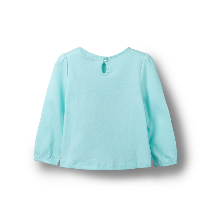 Poney Baby Girls Turquoise Funtastic Long Sleeve Tee