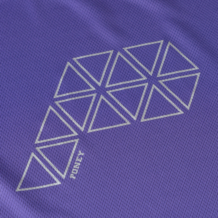 Sportswear  Purple Regular Fit Short Sleeve Top