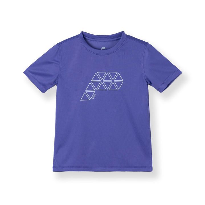 Sportswear  Purple Regular Fit Short Sleeve Top