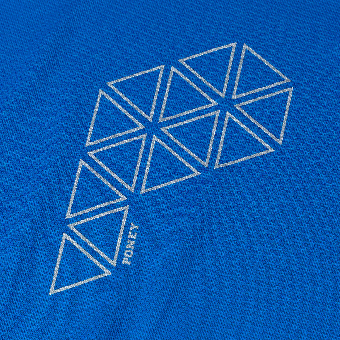 Sportswear Blue Regular Fit Short Sleeve Top