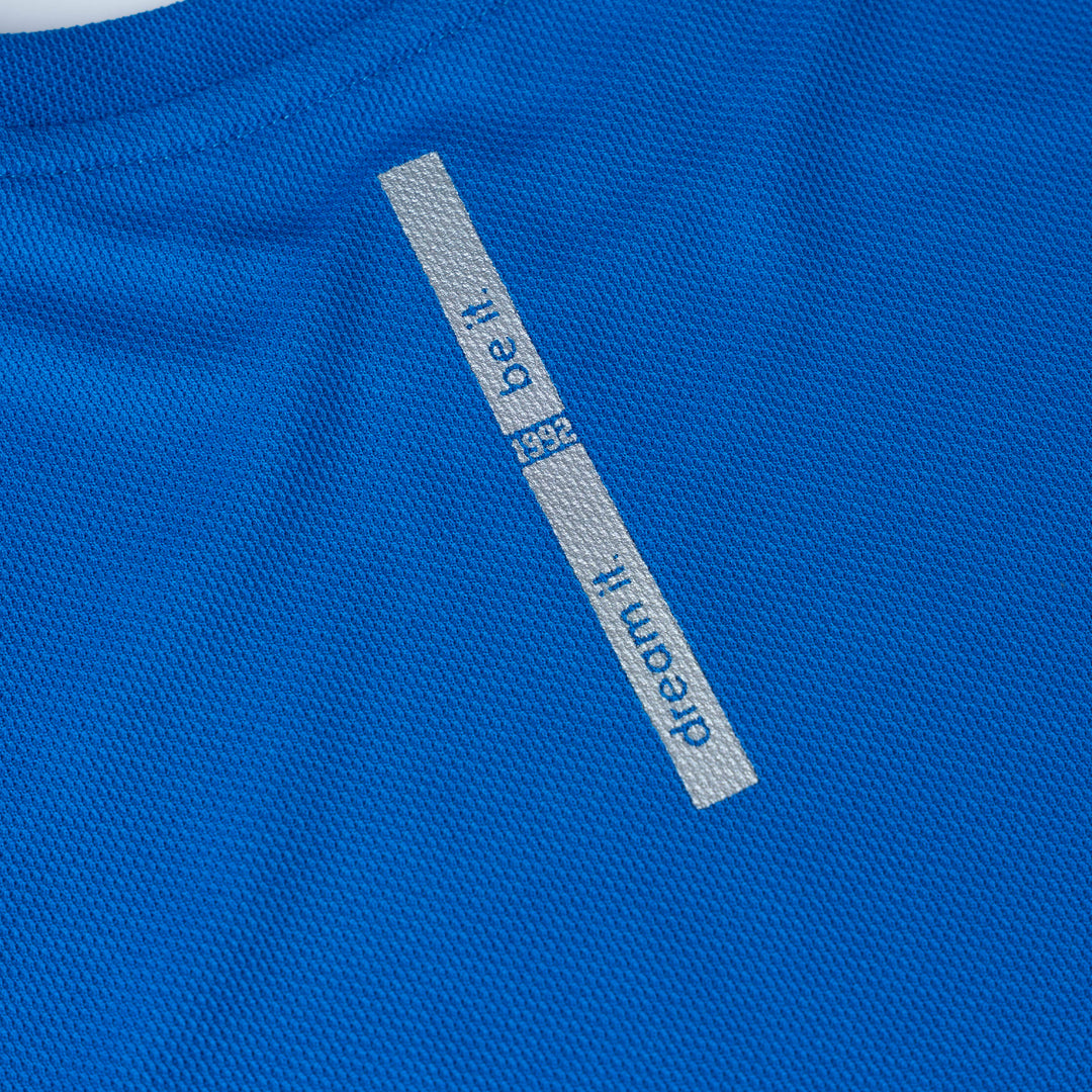 Sportswear Blue Regular Fit Short Sleeve Top