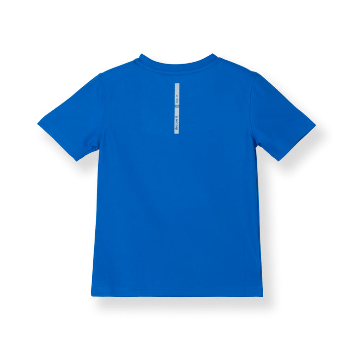 Sportswear Blue Regular Fit Short Sleeve Top