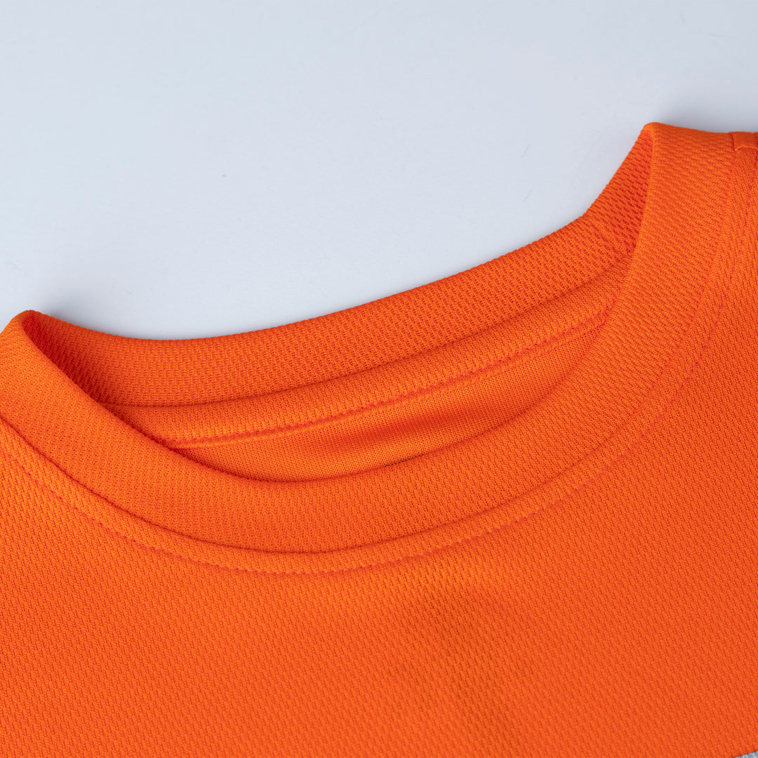 Sportswear Orange Regular Fit Short Sleeve Top