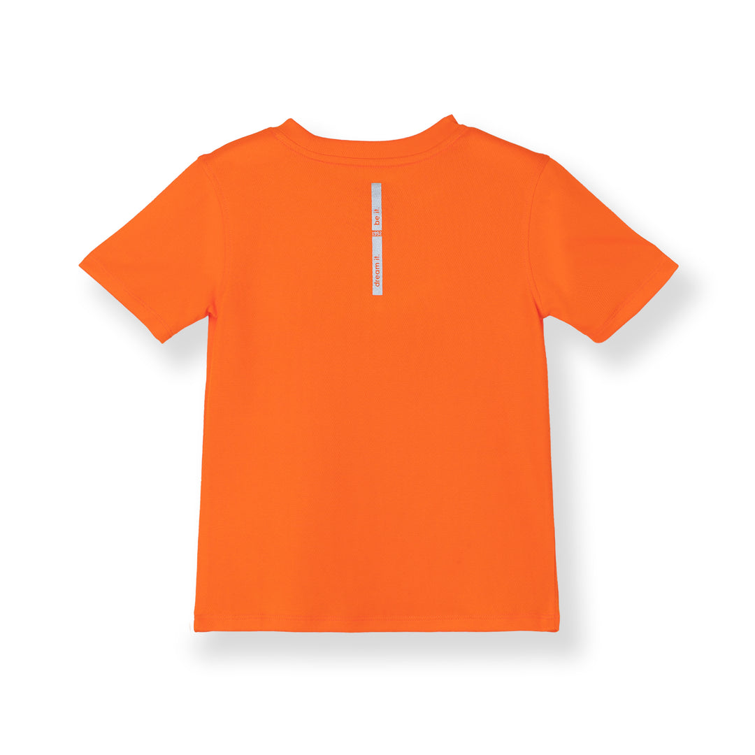 Sportswear Orange Regular Fit Short Sleeve Top
