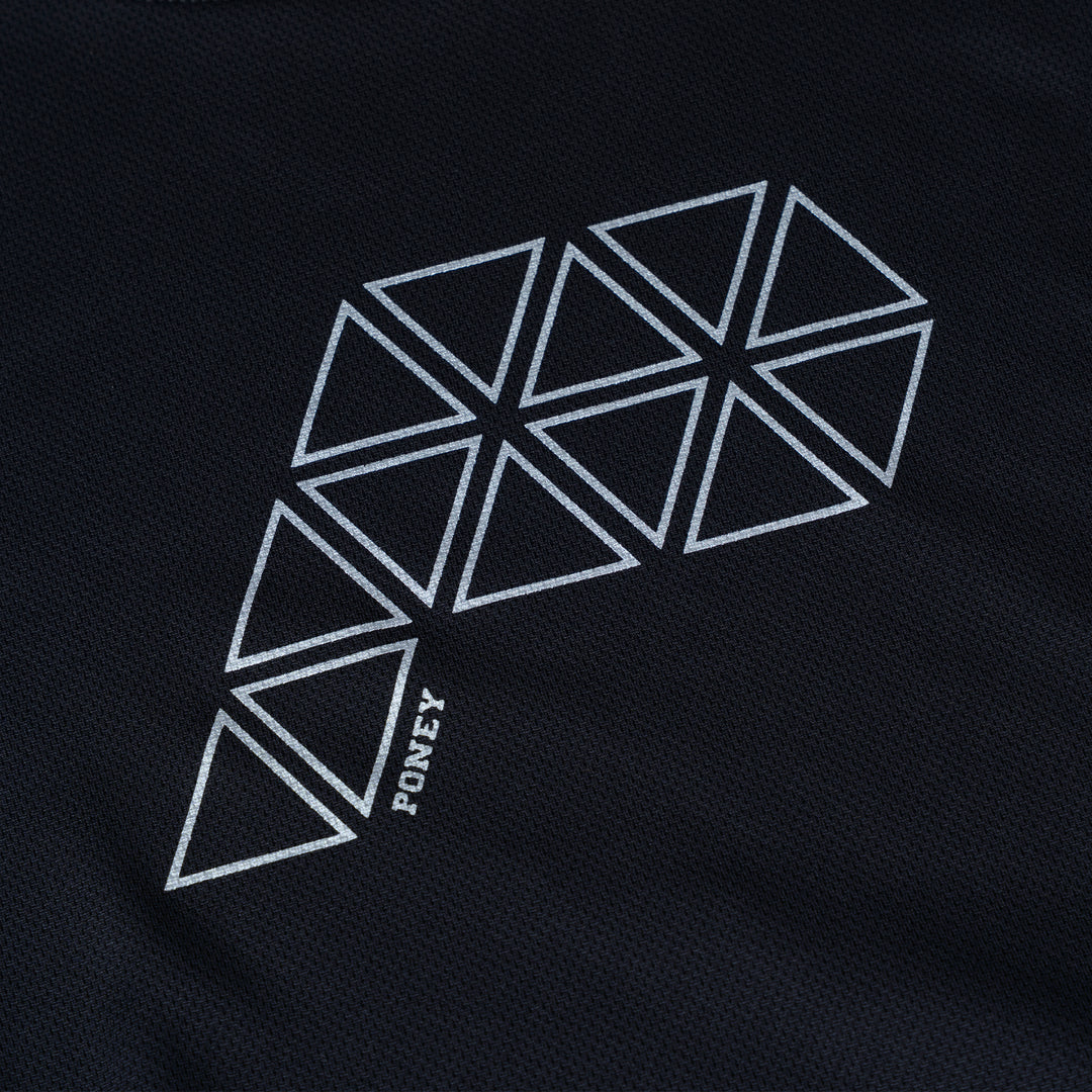 Sportswear Black Regular Fit Short Sleeve Top