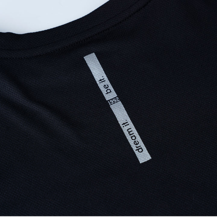 Sportswear Black Regular Fit Short Sleeve Top