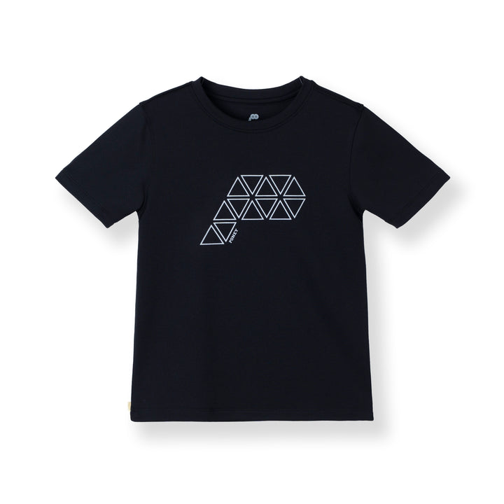 Sportswear Black Regular Fit Short Sleeve Top