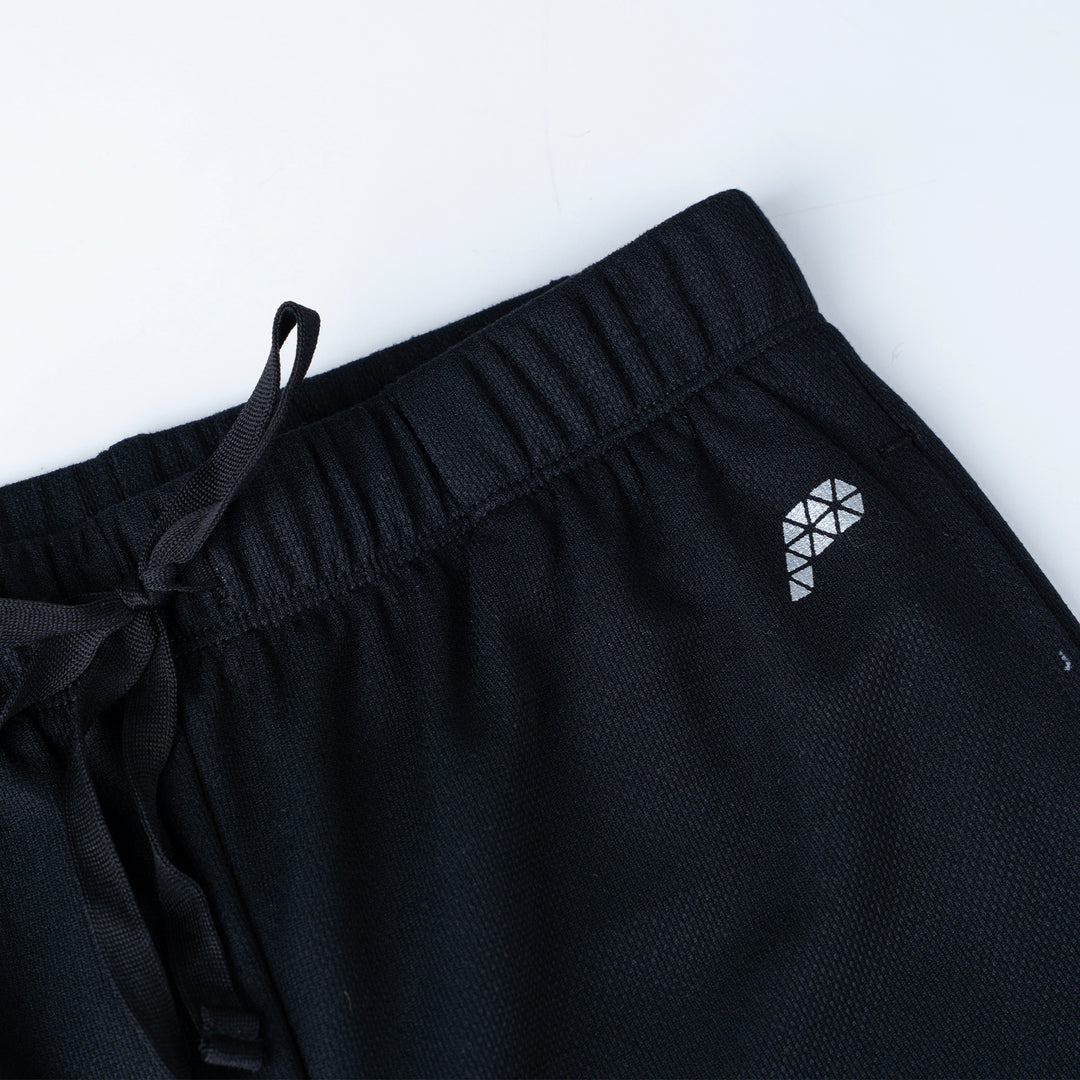 Sportswear Black Regular Fit Elasticated Waist Long Pants