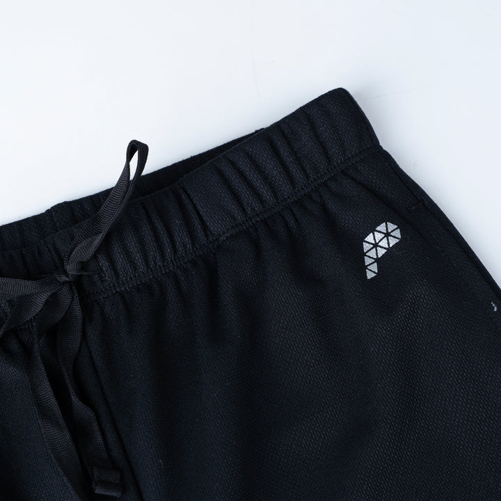 Sportswear Black Regular Fit Elasticated Waist Long Pants