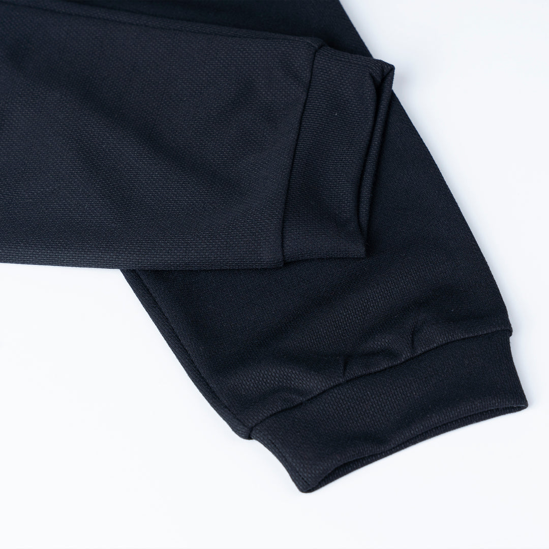 Sportswear Black Regular Fit Elasticated Waist Long Pants