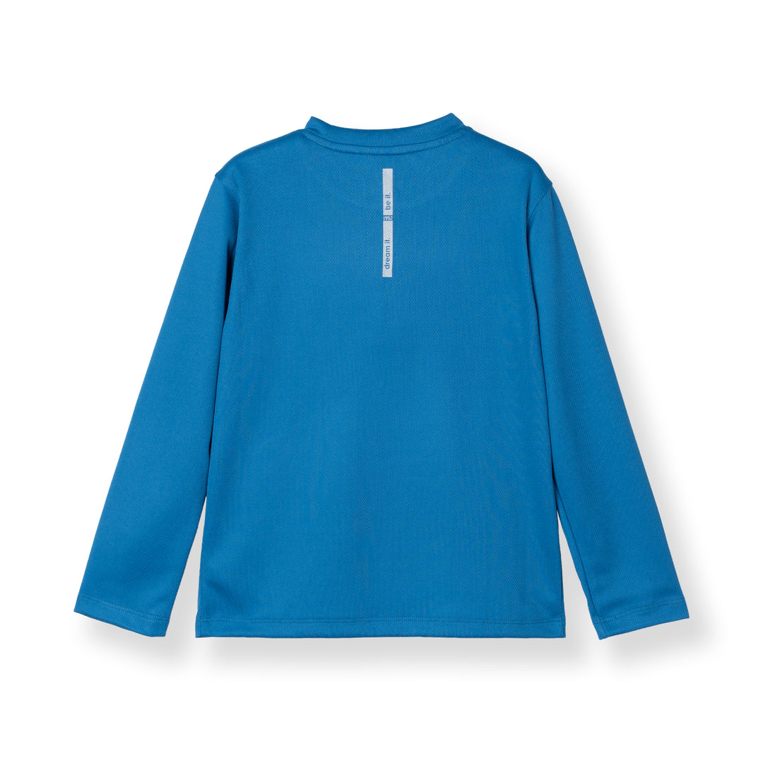 Sportswear Boys Blue Regular Fit Long Sleeve Top