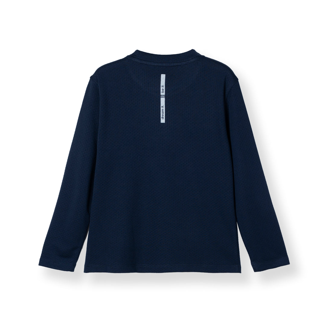 Sportswear Boys Navy Regular Fit Long Sleeve Top