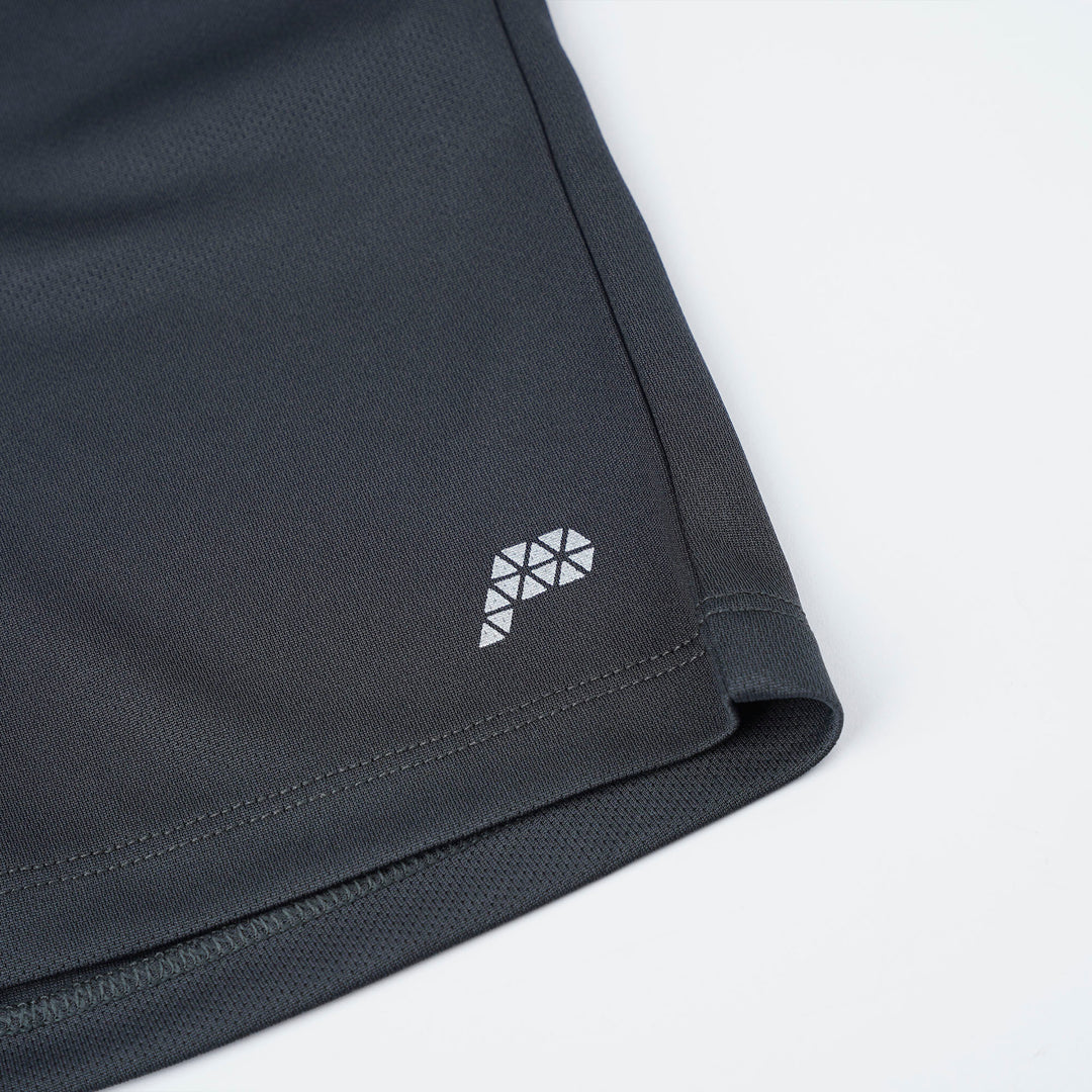 Dark Grey Elasticated Waist Bermuda