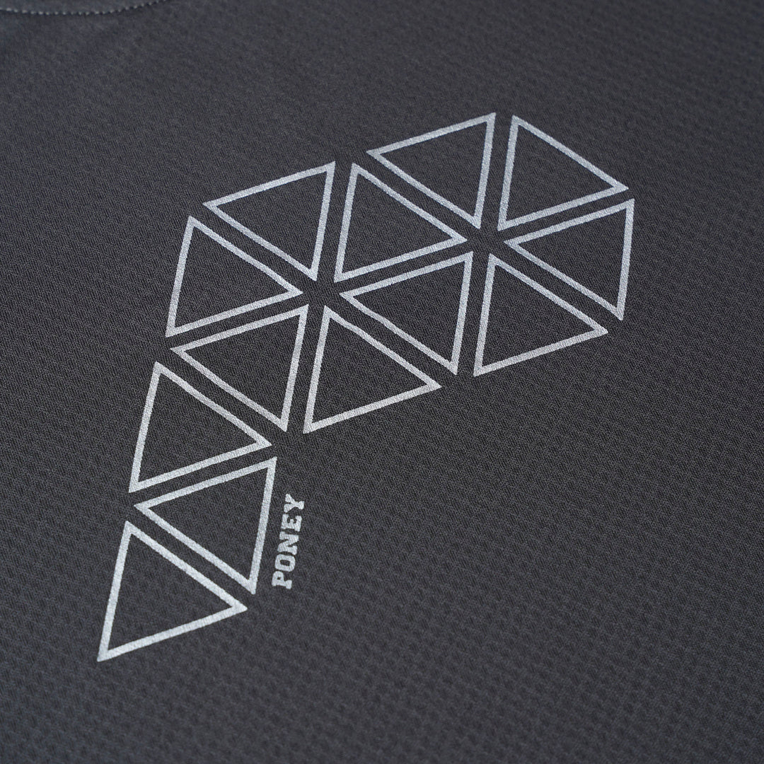 Dark Grey Round Neck Long Sleeve Top