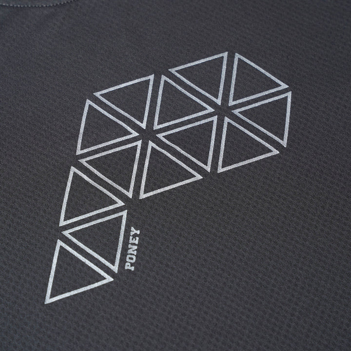 Dark Grey Round Neck Long Sleeve Top