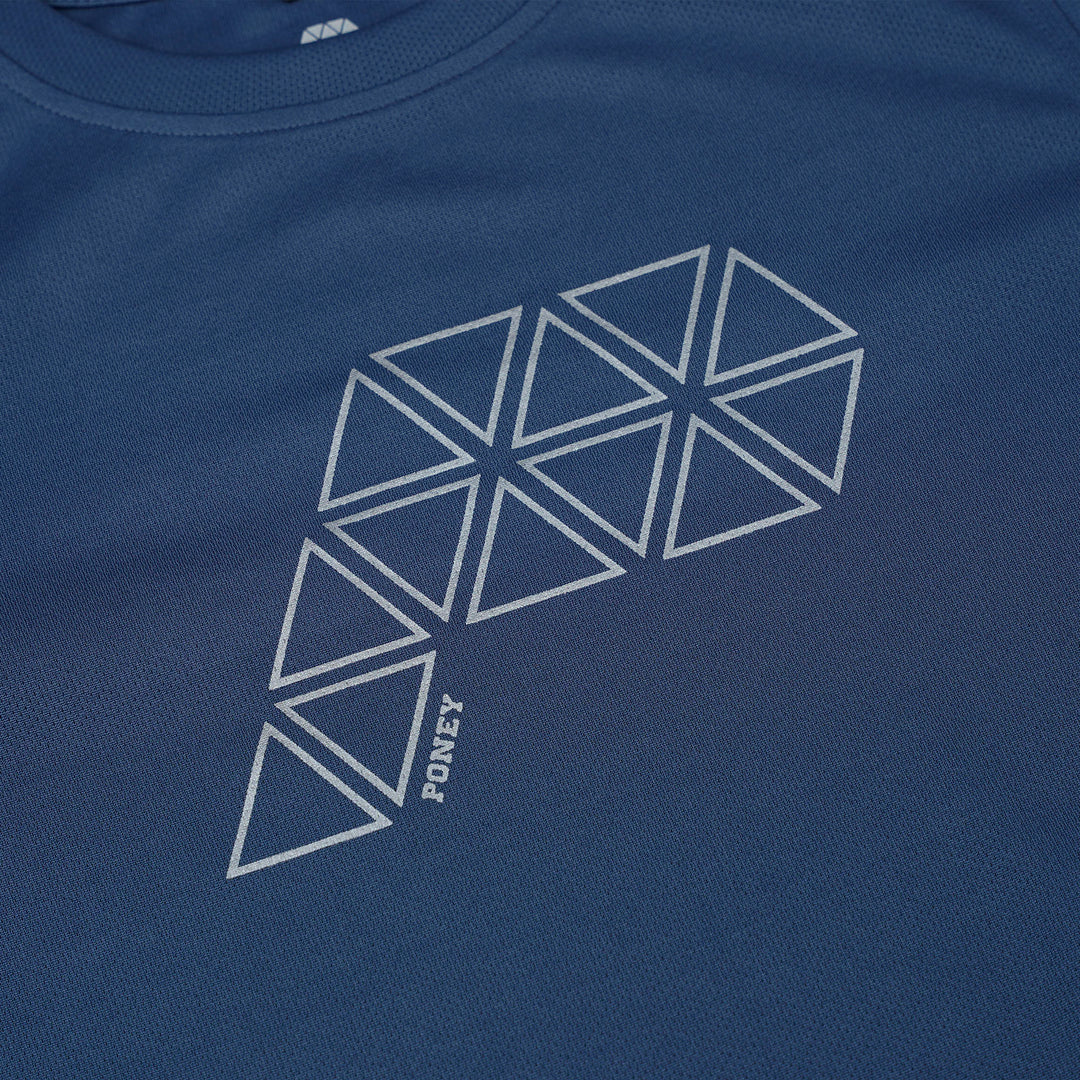 Navy Round Neck Long Sleeve Top