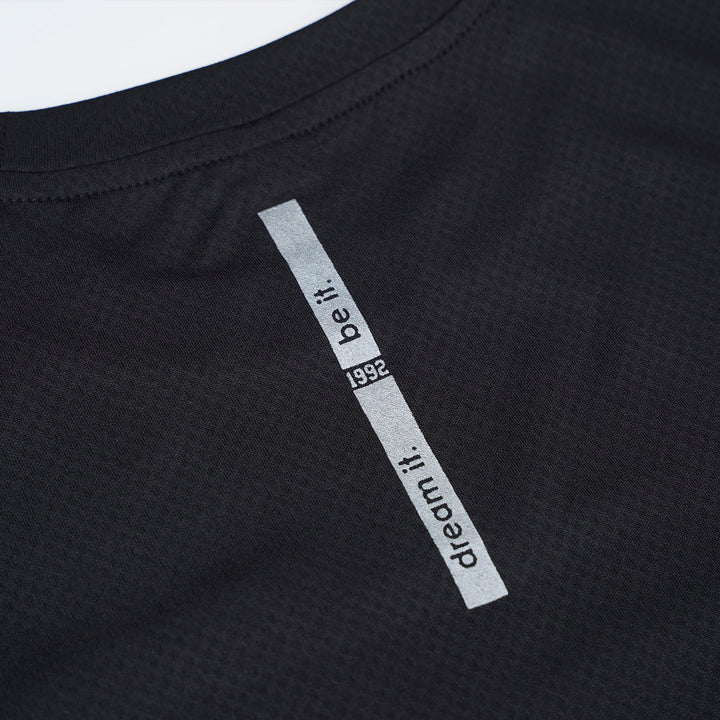 Black Round Neck Long Sleeve Top