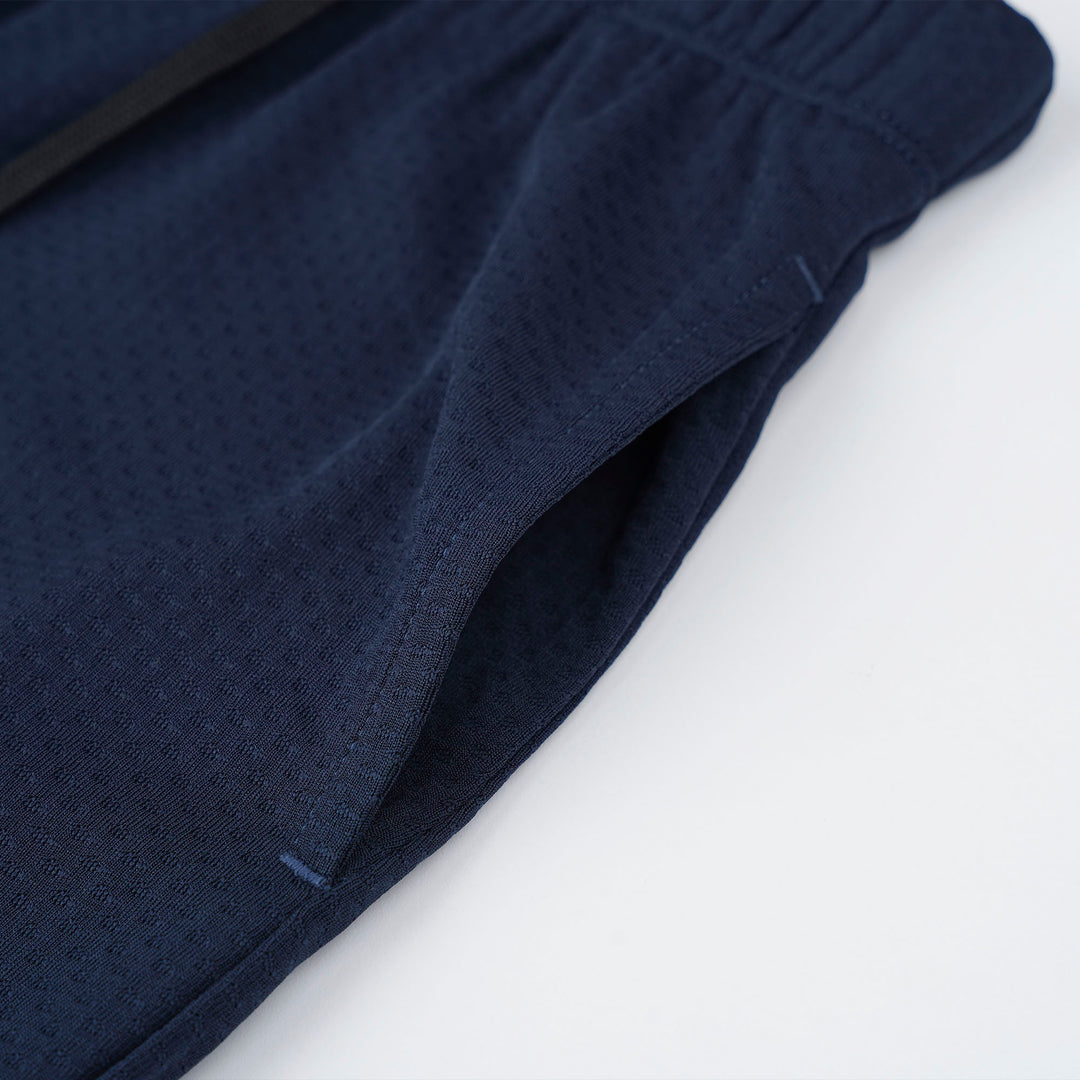 Navy Elasticated Waist Bermuda