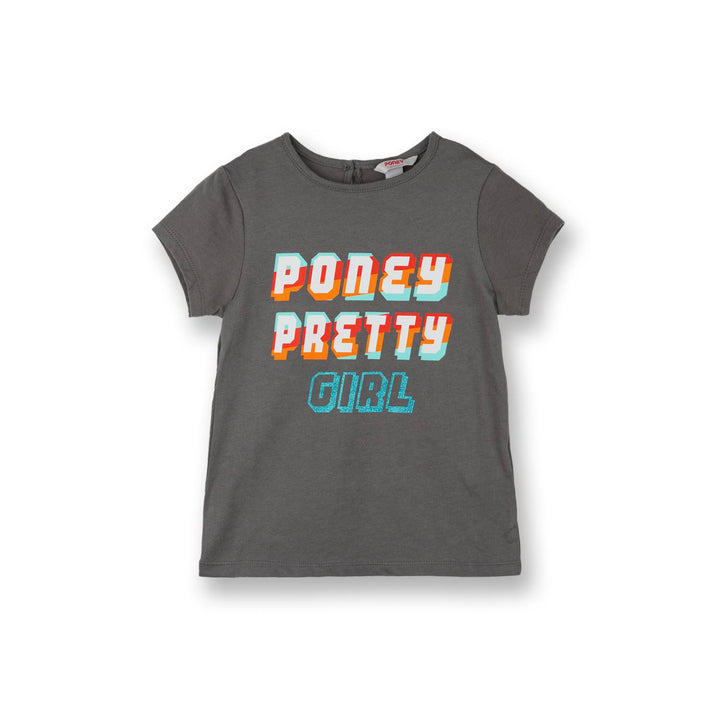 Poney Girls Grey Short Sleeve Tee 22 2198159