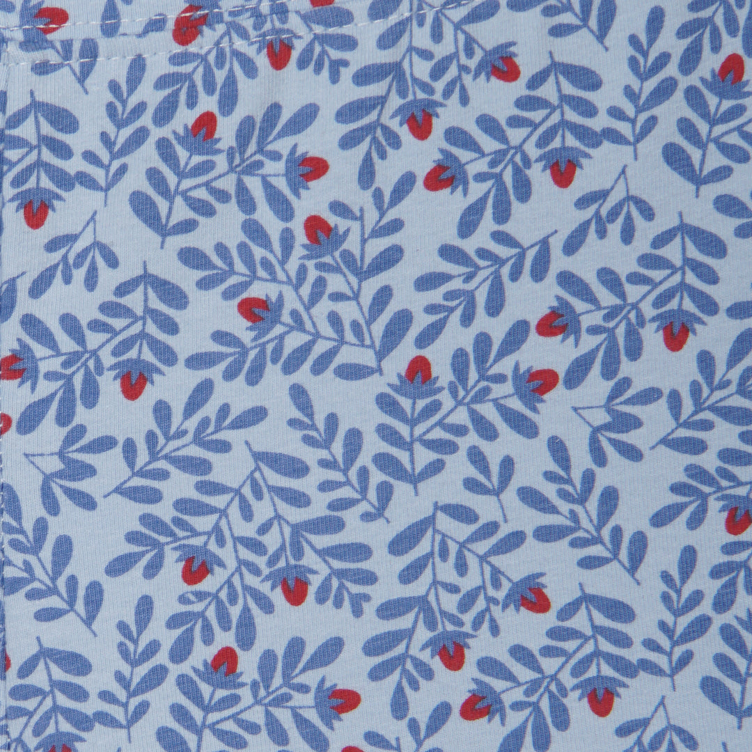 Poney Girls Light Blue Legging Flower All Over